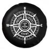 Home Life is Good Tire Covers | Positive Compass Tire Cover Jet Black