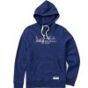 Men Life is Good Sweatshirts & Hoodies | Men'S Vintage Rocket & Jake Woodwork Vista Simply True Fleece Hoodie Darkest Blue