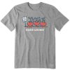 Men Life is Good Graphic Tees | Men'S Home Grown Tomatoes Crusher Tee Heather Gray