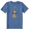 Kids Life is Good Graphic Tees | Kids Max Lights Crusher Tee Vintage Blue