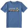 Kids Life is Good Graphic Tees | Kids Vintage Winnie & Friends Hike Crusher Tee Vintage Blue