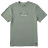 Men Life is Good Graphic Tees | Men'S Desert Vista Crusher Tee Moss Green