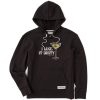 Women Life is Good Sweatshirts & Hoodies | Women'S I Like It Dirty Martini Simply True Fleece Hoodie Jet Black