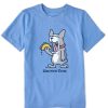 Kids Life is Good Graphic Tees | Kids Frenchy Crunch Time Crusher Tee Cornflower Blue