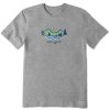 Men Life is Good Graphic Tees | Men'S Hike Vista Crusher Tee Heather Gray