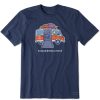 Men Life is Good Graphic Tees | Men'S Vintage Accessibility Is Good Short Sleeve Tee Darkest Blue