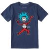 Kids Life is Good Graphic Tees | Kids Thing 2 Crusher Tee Darkest Blue