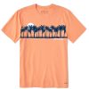 Men Life is Good Graphic Tees | Men'S Palm Sea Stripe Crusher-Lite Tee Canyon Orange