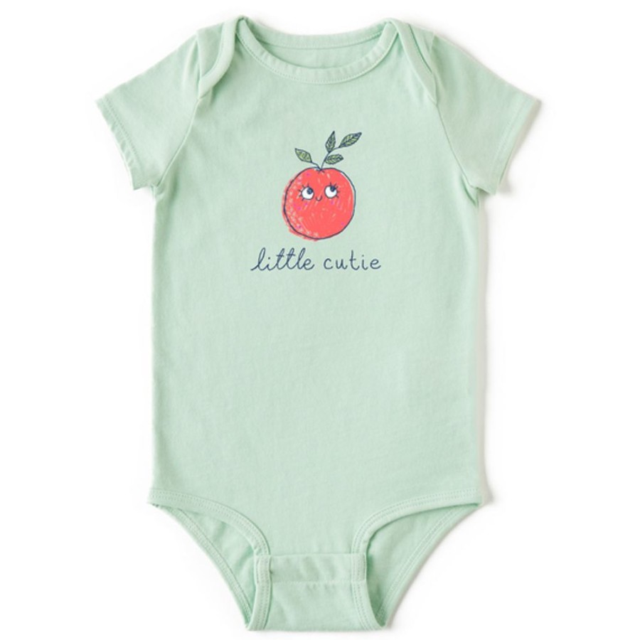 Kids Life is Good | Baby Little Cutie Crusher Bodysuit Sage Green