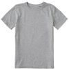 Kids Life is Good Solid Tees | Kids Solid Crusher Tee Heather Gray