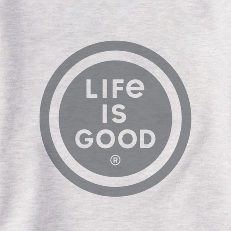 Women Life is Good Sweatshirts & Hoodies | Women'S Tonal Lig Coin Simply True Fleece Crew Light Heather Gray