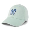 Men Life is Good Hats | Daisy Flip Flops Sunwashed Chill Cap Sage Green