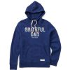 Men Life is Good Sweatshirts & Hoodies | Men'S Grateful Dad Tie Dye Simply True Fleece Hoodie Darkest Blue