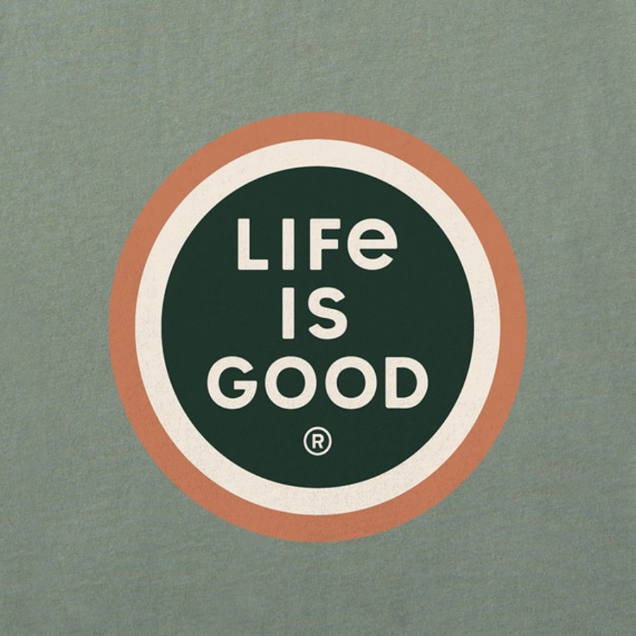 Men Life is Good Sweatshirts & Hoodies | Men'S Lig Coin Simply True Fleece Crew Moss Green