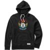 Men Life is Good Sweatshirts & Hoodies | Men'S Clean Willie Stripes Circle Simply True Fleece Hoodie Jet Black