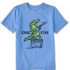 Kids Life is Good Graphic Tees | Kids Shady Croc Star Crusher Tee Cornflower Blue