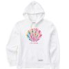 Women Life is Good Sweatshirts & Hoodies | Women'S Tie Dye Tribal Shell Simply True Fleece Hoodie Cloud White