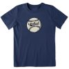 Kids Life is Good Graphic Tees | Kids Lig Baseball Crusher Tee Darkest Blue