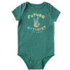 Kids Life is Good | Baby Future Optimist Crusher Bodysuit Spruce Green