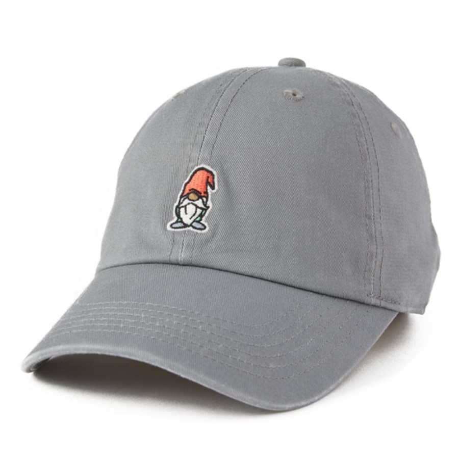 Women Life is Good Hats | Gnomes Stronger Together Chill Cap Slate Gray