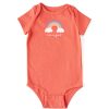 Kids Life is Good | Baby Rainbow Crusher Bodysuit Mango Orange