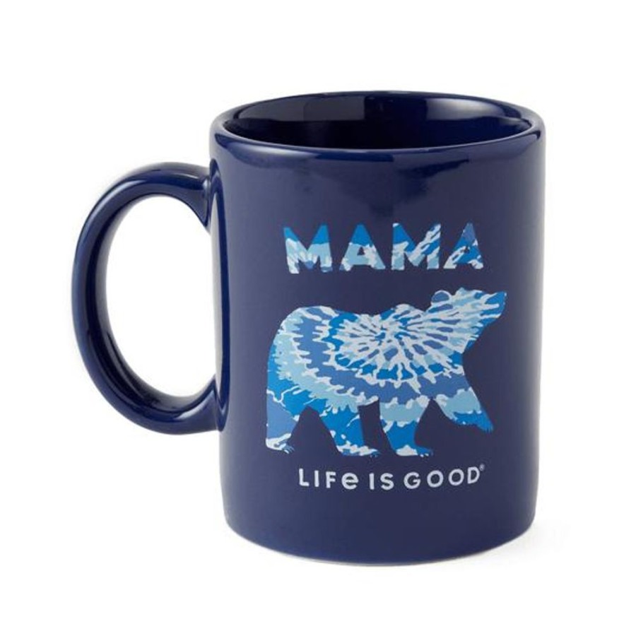 Home Life is Good Mugs | Tie Dye Mama Bear Jake'S Mug Darkest Blue