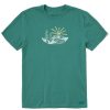 Men Life is Good Graphic Tees | Men'S Superpower Landscape Crusher-Lite Tee Spruce Green