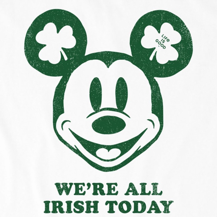 Kids Life is Good Graphic Tees | Kids Clean We'Re All Irish Today Willie Crusher Tee Cloud White