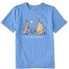 Kids Life is Good Graphic Tees | Kids Winnie Love Every Bunny Crusher Tee Cornflower Blue