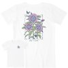 Women Life is Good Graphic Tees | Women'S Realaxed Usa Sunflowers & Monarchs Short Sleeve Tee Cloud White