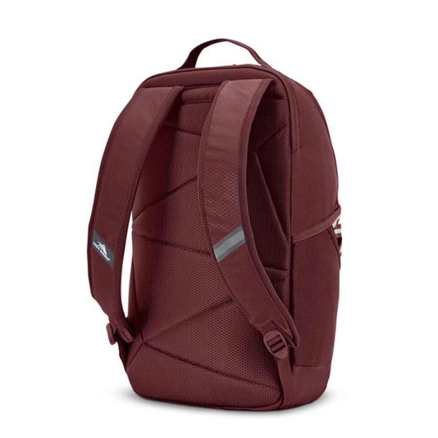 Women High Sierra Bags, Backpacks & Totes | High Sierra Good Vibes Stripes Swoop Backpack Mahogany Brown