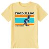 Kids Life is Good Graphic Tees | Kids Clean Toodle Loo Kangaroo Crusher Tee Sandy Yellow