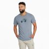 Men Life is Good Active & Slub Tops | Men'S Favorite Passenger Textured Slub Tee Stone Blue