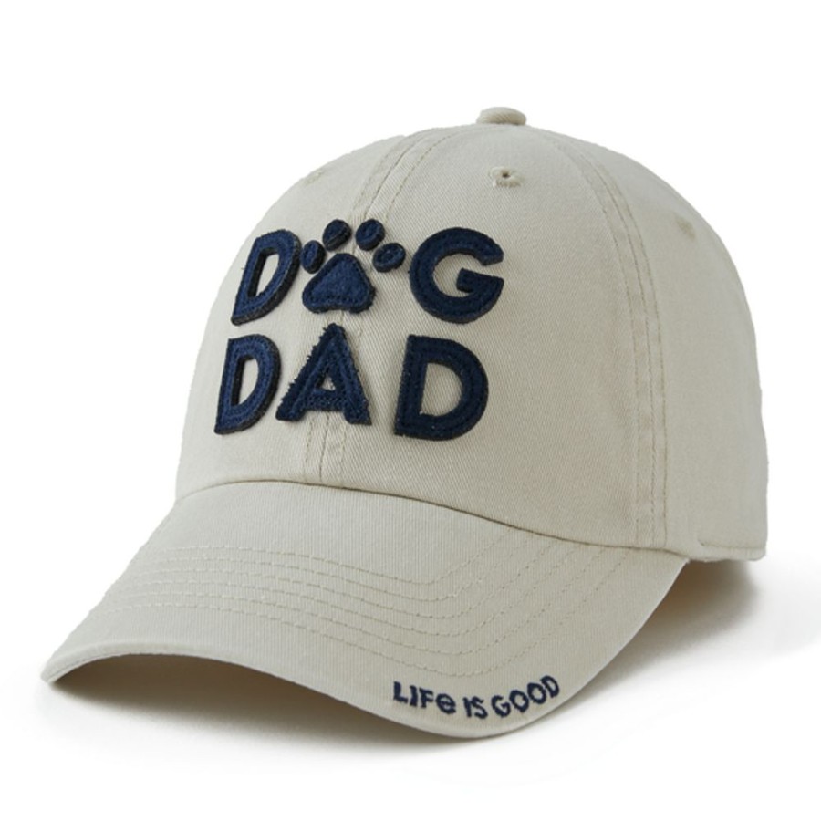 Women Life is Good Hats | Dog Dad Chill Cap Bone