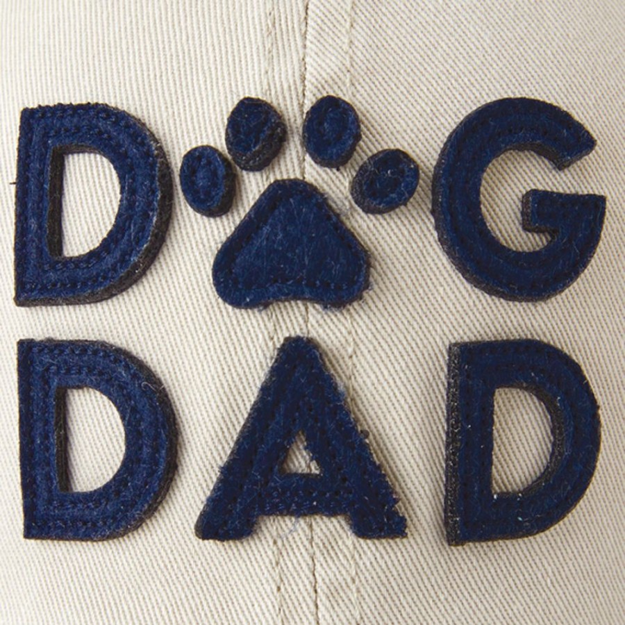 Women Life is Good Hats | Dog Dad Chill Cap Bone