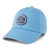 Women Life is Good Hats | Vintage Lig Coin Tattered Chill Cap Cool Blue